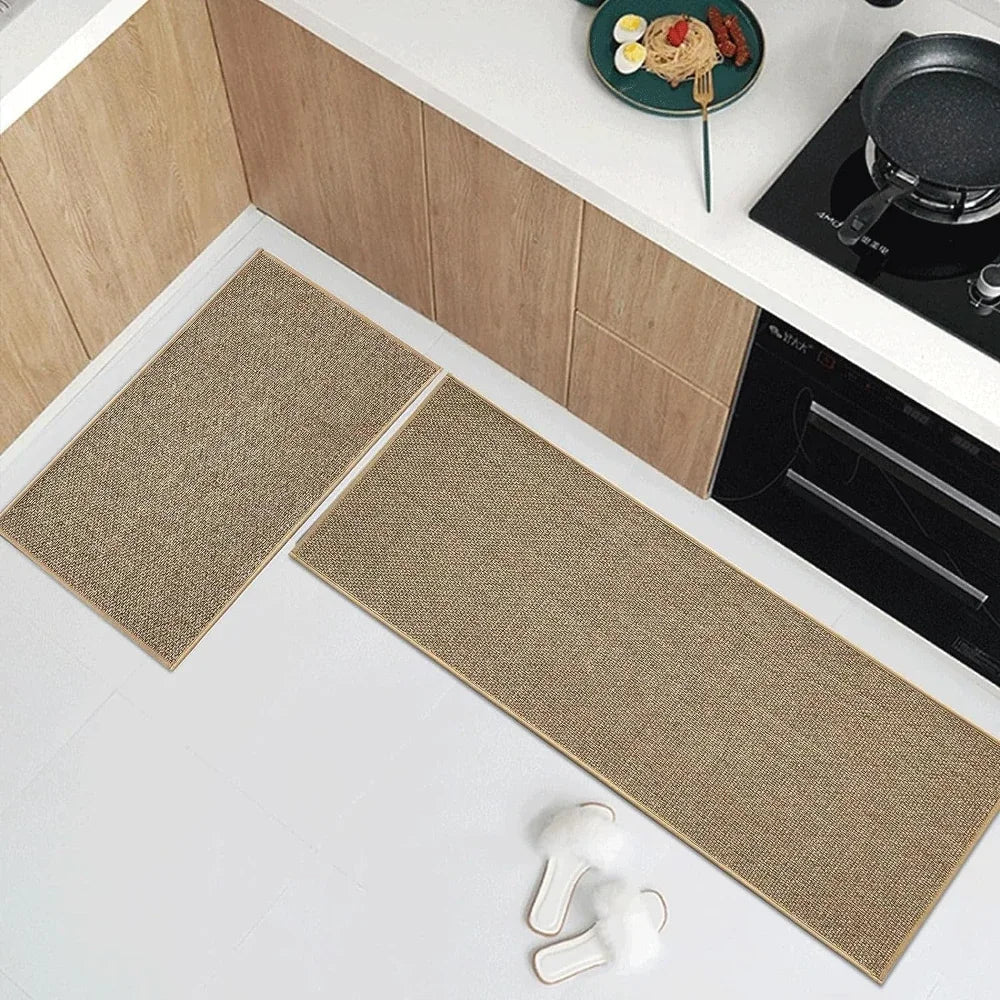 Non-Slip Rubber-Backed Machine-Washable Kitchen Runner