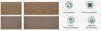 Non-Slip Rubber-Backed Machine-Washable Kitchen Runner