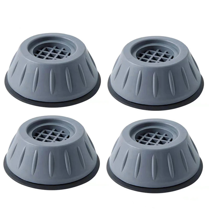 Non-Slip Shock-Absorbing TPR Anti-Vibration Pads (Set of 4)