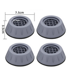 Non-Slip Shock-Absorbing TPR Anti-Vibration Pads (Set of 4)