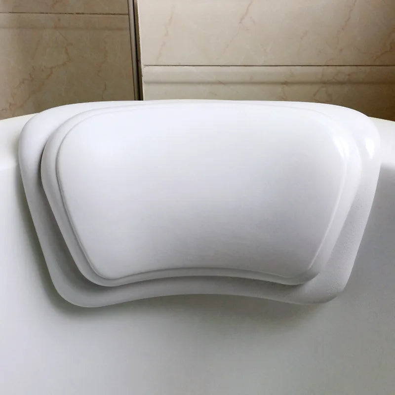 Non-Slip Silicone Foam Bath Pillow (Waterproof Quick-Drying Cover)