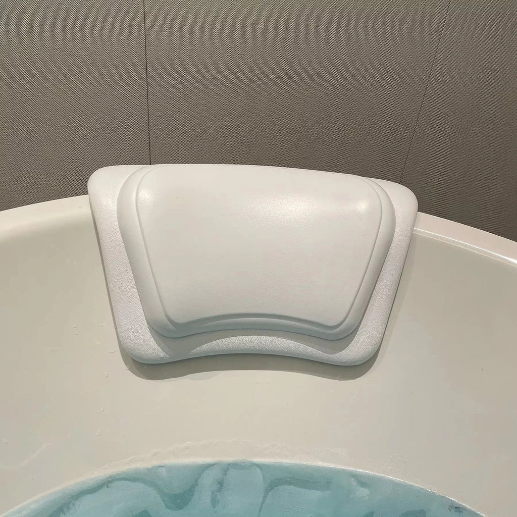 Non-Slip Silicone Foam Bath Pillow (Waterproof Quick-Drying Cover)