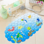 Non-Slip Suction-Cup Massage Nubs Bath Mat (15 x 27 in)