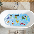 Non-Slip Suction-Cup Massage Nubs Bath Mat (15 x 27 in)