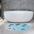 Non-Slip Suction-Cup Massage Nubs Bath Mat (15 x 27 in)