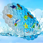 Non-Slip Suction-Cup Massage Nubs Bath Mat (15 x 27 in)