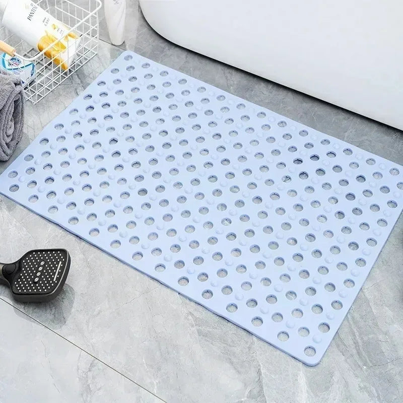 Non-Slip Suction-Cup Quick-Drain Shower Mat