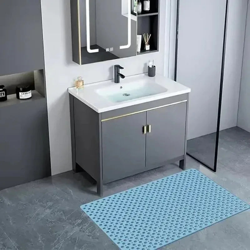 Non-Slip Suction-Cup Quick-Drain Shower Mat