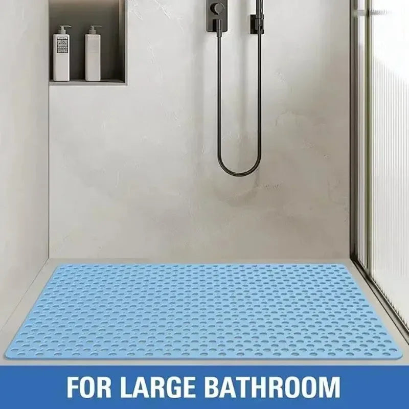 Non-Slip Suction-Cup Quick-Drain Shower Mat