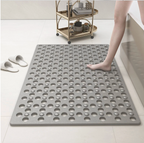 Non-Slip Suction-Cup Quick-Drain Shower Mat