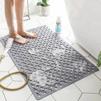 Non-Slip Suction-Cup Quick-Drain Shower Mat