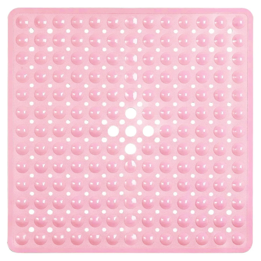 Non-Slip Suction-Cup Quick-Drying Shower & Bath Mat (21×21 in)