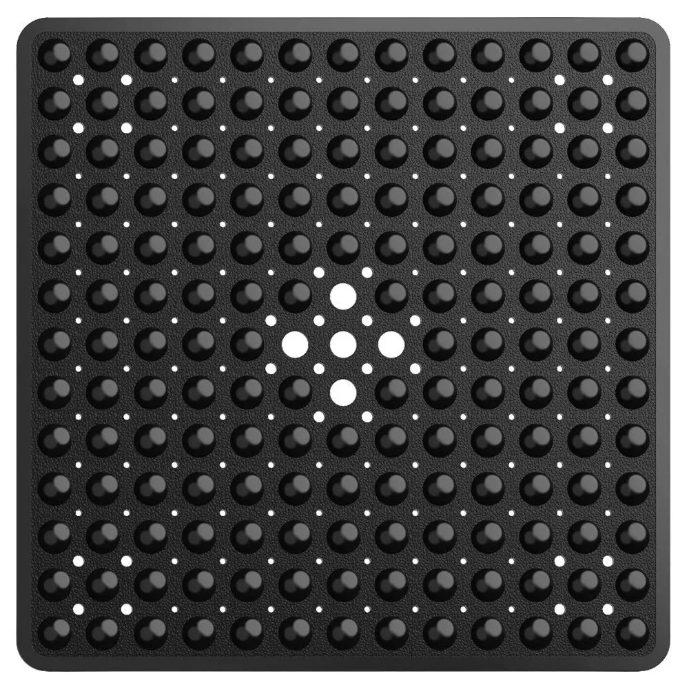 Non-Slip Suction-Cup Quick-Drying Shower & Bath Mat (21×21 in)