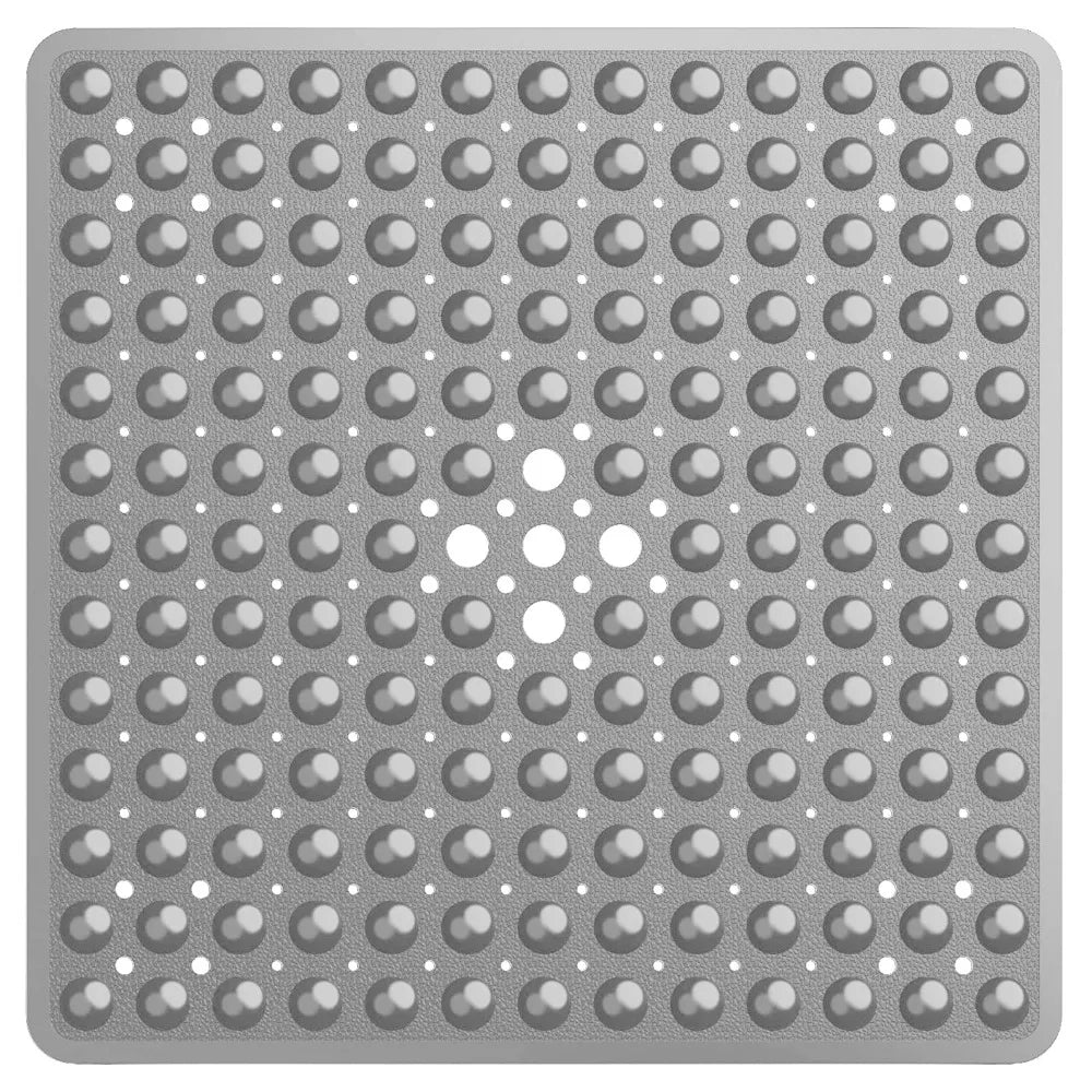 Non-Slip Suction-Cup Quick-Drying Shower & Bath Mat (21×21 in)