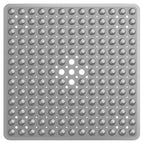 Non-Slip Suction-Cup Quick-Drying Shower & Bath Mat (21×21 in)
