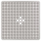 Non-Slip Suction-Cup Quick-Drying Shower & Bath Mat (21×21 in)