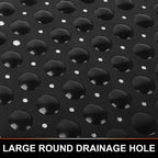 Non-Slip Suction-Cup Quick-Drying Shower & Bath Mat (21×21 in)