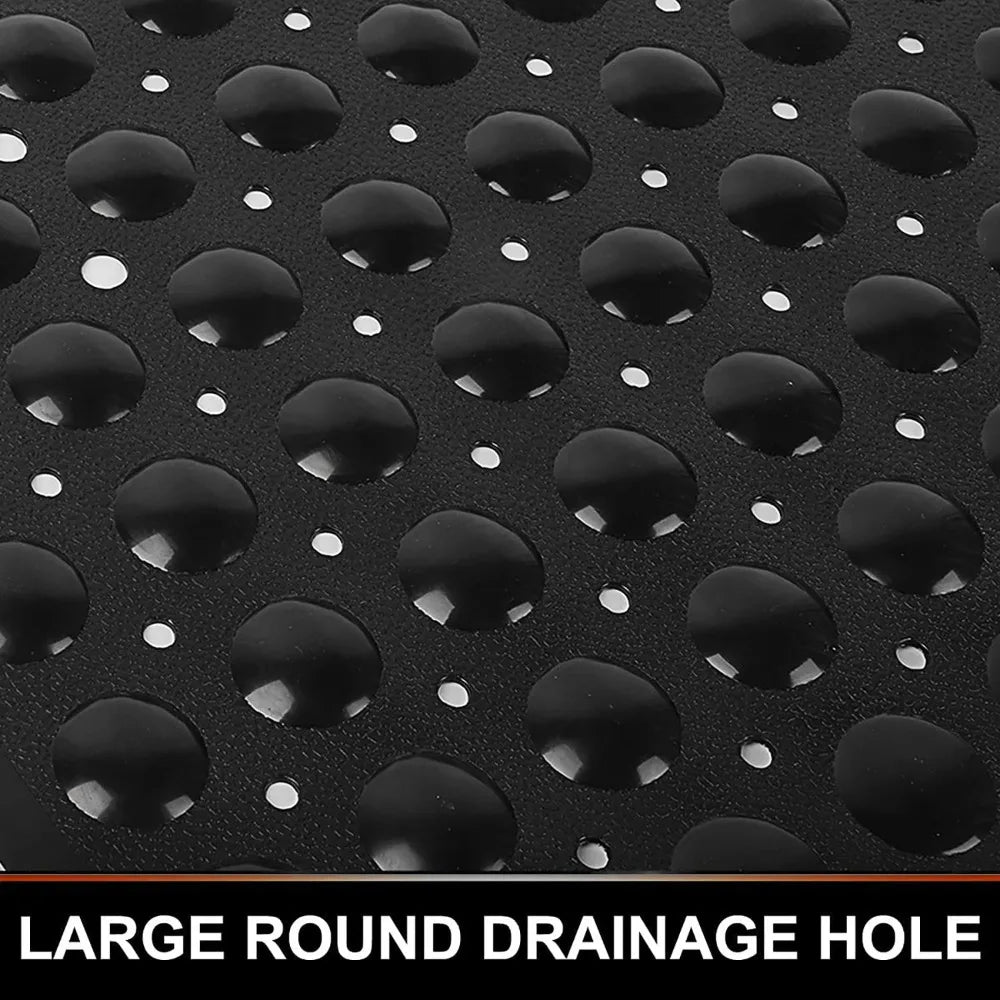 Non-Slip Suction-Cup Quick-Drying Shower & Bath Mat (21×21 in)