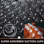 Non-Slip Suction-Cup Quick-Drying Shower & Bath Mat (21×21 in)