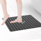Non-Slip Suction-Cup Quick-Drying Shower & Bath Mat (21×21 in)
