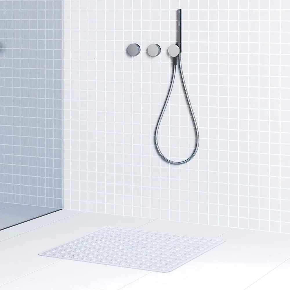Non-Slip Suction-Cup Quick-Drying Shower & Bath Mat (21×21 in)