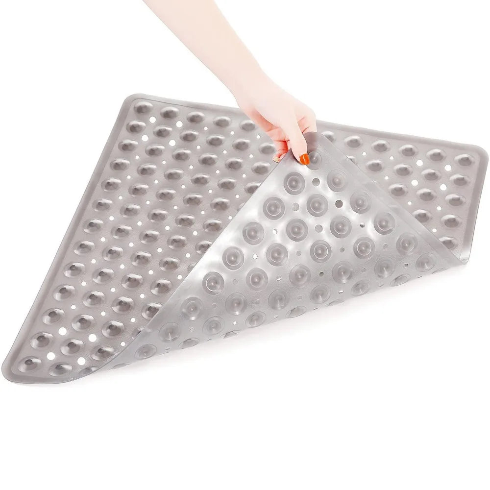 Non-Slip Suction-Cup Quick-Drying Shower & Bath Mat (21×21 in)
