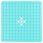 Non-Slip Suction-Cup Quick-Drying Shower & Bath Mat (21×21 in)