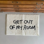 Non-Slip & Water-Resistant Antibacterial Letter Print Floor Mat