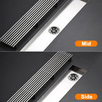 Odor-Reducing Brushed 304 Stainless Steel Floor Drain (Square)
