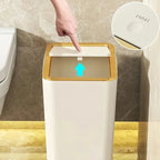 Odor-Sealed One-Touch Rectangular Trash Can (10 L)