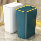 Odor-Sealed One-Touch Rectangular Trash Can (10 L)