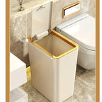 Odor-Sealed One-Touch Rectangular Trash Can (10 L)