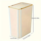 Odor-Sealed One-Touch Rectangular Trash Can (10 L)