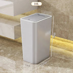Odor-Sealed One-Touch Rectangular Trash Can (10 L)