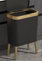 Odor-Sealing Push-Top Pet-Proof Trash Can (15L)