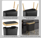 Odor-Sealing Push-Top Pet-Proof Trash Can (15L)