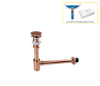 Odor-Sealing Solid Brass Pop-Up Sink Drain (Universal Fit)