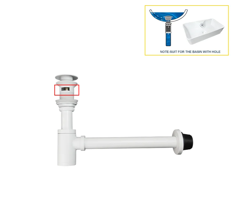 Odor-Sealing Solid Brass Pop-Up Sink Drain (Universal Fit)