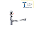 Odor-Sealing Solid Brass Pop-Up Sink Drain (Universal Fit)