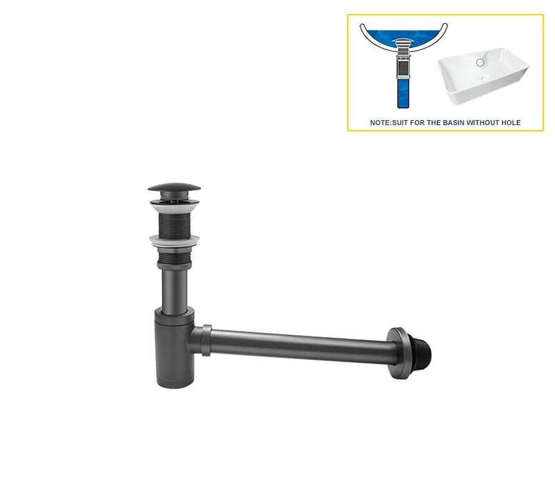 Odor-Sealing Solid Brass Pop-Up Sink Drain (Universal Fit)
