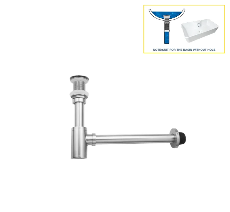 Odor-Sealing Solid Brass Pop-Up Sink Drain (Universal Fit)