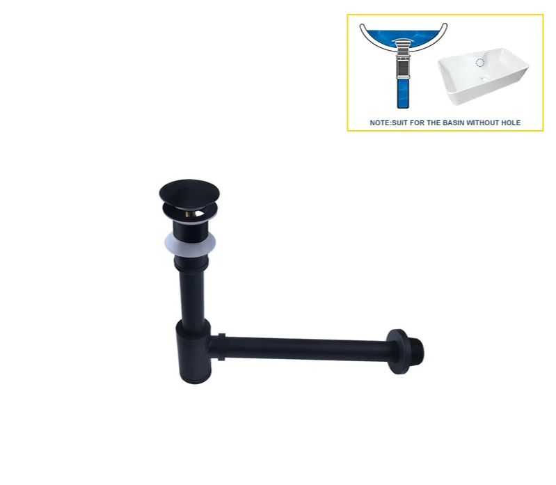Odor-Sealing Solid Brass Pop-Up Sink Drain (Universal Fit)