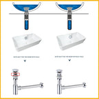 Odor-Sealing Solid Brass Pop-Up Sink Drain (Universal Fit)
