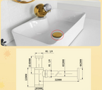 Odor-Sealing Solid Brass Pop-Up Sink Drain (Universal Fit)