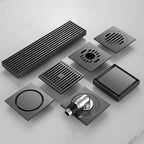 Odor-Trap Brushed 304 Stainless Steel Square Floor Drain