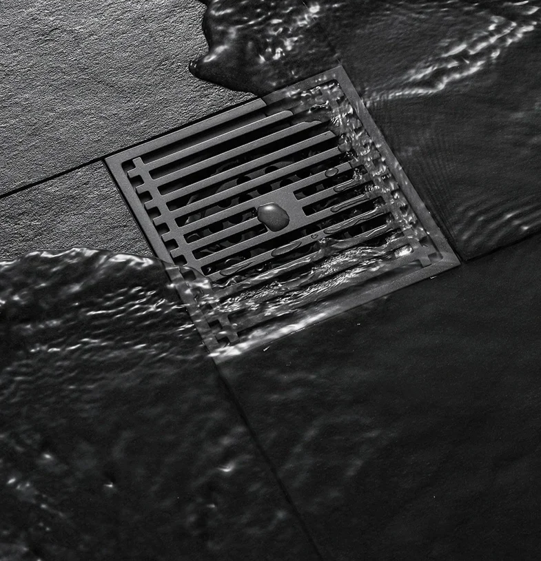 Odor-Trap Brushed 304 Stainless Steel Square Floor Drain