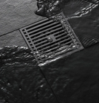 Odor-Trap Brushed 304 Stainless Steel Square Floor Drain