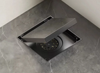 Odor-Trap Brushed 304 Stainless Steel Square Floor Drain