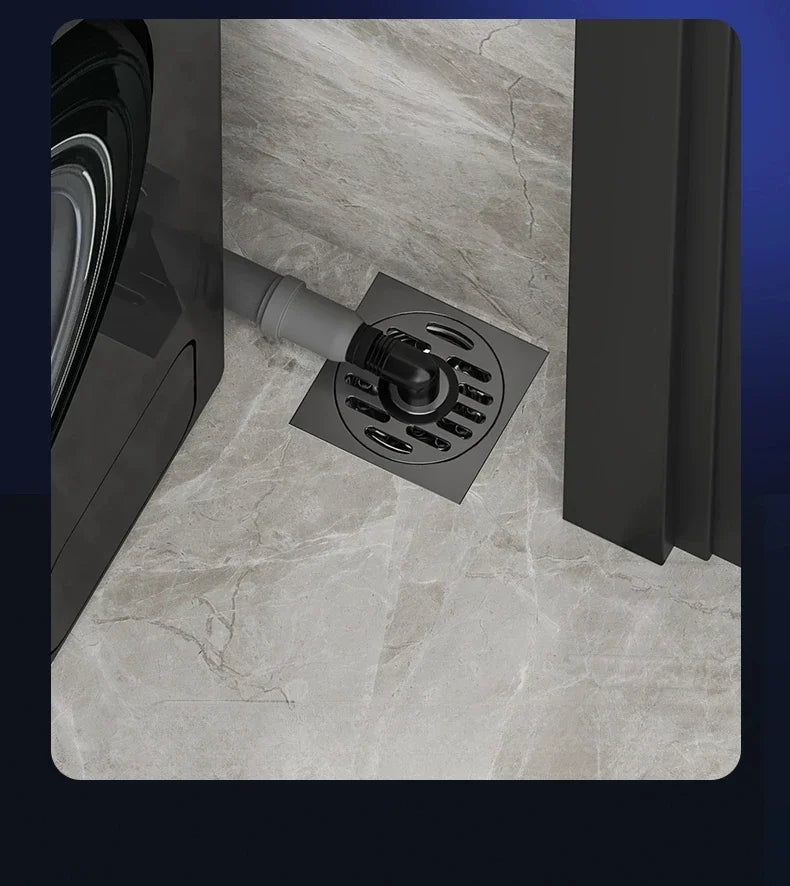 Odor-Trap Brushed 304 Stainless Steel Square Floor Drain