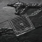Odor-Trap Brushed 304 Stainless Steel Square Floor Drain
